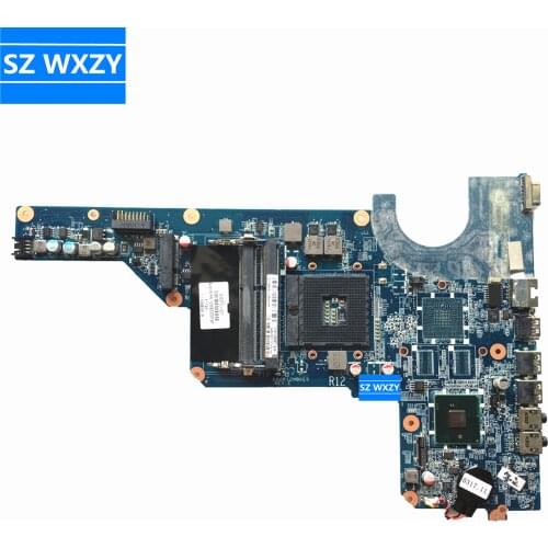 High Quality For HP G4 G6 G7 Laptop Motherboard 636370-001 DA0R12MB6E0 HM55 PGA989 DDR3 100% Tested Fast Ship