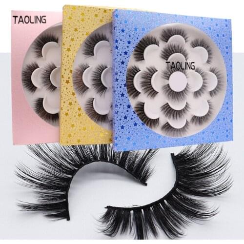 TAOLING High Quality False Eyelashes Thick Eyelashes Wear Fake Eyelashes In Daily Makeup Faux Mink Natural and Realistic Lashes