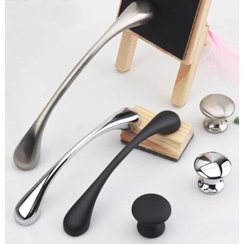 American Style Drawer Handles European Shoe Cabinet Wine Cabinet Hardware Handle Pure Color Sample Design Home Decoration