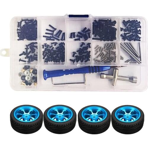 1/14 Remote Control Car Screws & Nuts and Tire for WLtoys 144001 Accessory