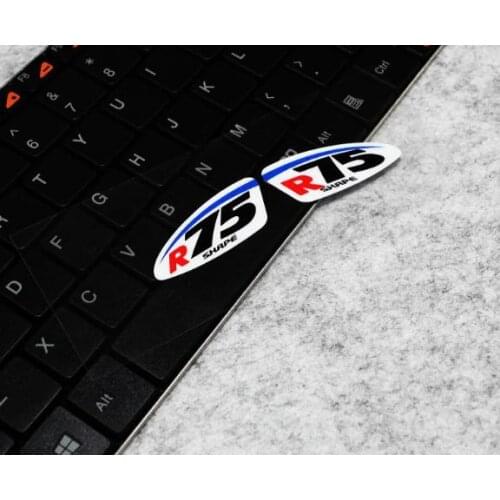 1pair Motorcycle Helmet Goggles Sticker For R 75 Shape Vinyl Sticker Motocross Racing Decals Reflective for superbike