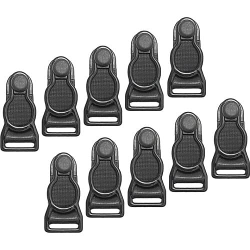 10Pieces Leg Garter Strap Thigh High Stocking Suspender Belt Metal Clip Belt Clip Hooks Suspender Ends Hosiery 12mm