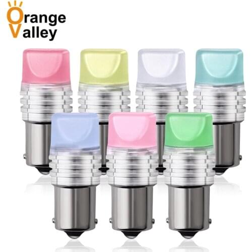 100PCS 1156 BA15S P21W 1157 BAY15D 9 SMD 2835 LED Car Auto Indicator Turn Side Light Parking Bulb Lamp DC 12V