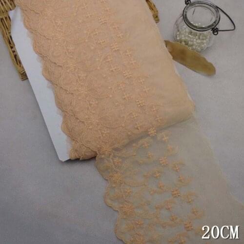 2Yards Beige Black Lace Trim Cotton Thread Edge For Bra Lingerie Sewing Underwear Fabric Accessories DIY Handcrafts