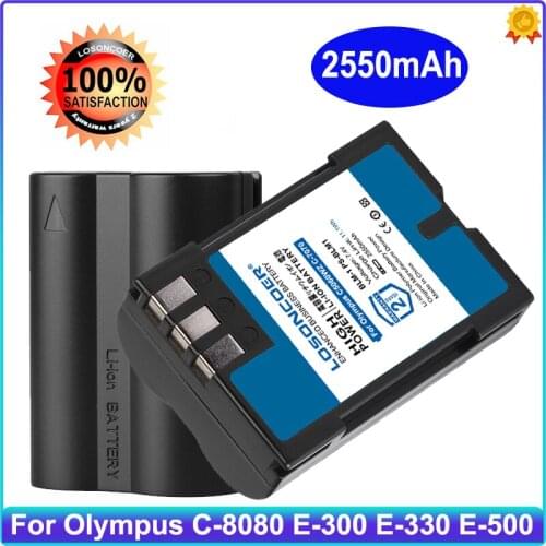 2550mAh PS-BLM1 BLM-1 BLM1 Battery For Olympus C-5060 C-7070 C-8080 E-30 E-300 E-330 E-500 E-510 Evolt E-520 SLR E3 HLD-2 HLD-4