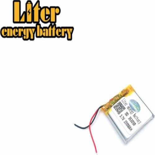 3.7V 250mah 353030 333030 lithium-ion polymer battery quality goods of CE FCC ROHS certification authority