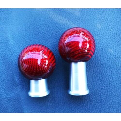 QDAEROHIVE Car automatic carbon fiber shift knob head For Mazda 3 Mazda 6 For Axela CX-5 Carbon Fiber Shift Knob Head Cover