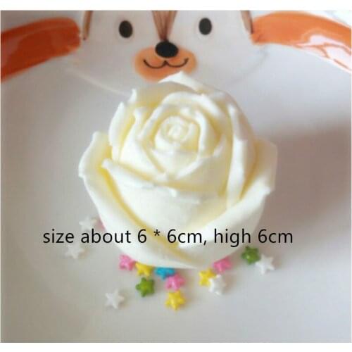 DIY Silicone Soap Mold Handmade 3d Rose Soap Making Mould Cake Decorating Chocolate Mould