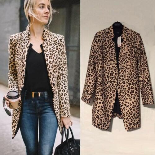Women Ladies Casual Long Sleeve Coats Suit Slim Top Blazer Jacket Outwear Formal