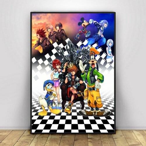 Kingdom Hearts Game Poster Wall Painting Home Decoration ( No Frame )