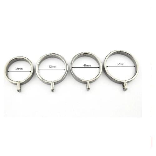 4 size for choose Penis Lock Refill Stainless Steel Cock Rings For Chastity Crafts Metal Male Chastity Device Adult Game R2