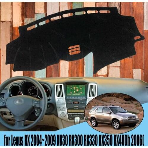 For Lexus RX 2004~2009 XU30 RX300 RX330 RX350 RX400h 2006 Dashmats Car-styling Accessories Dashboard Cover Pad Carpet Sunshade