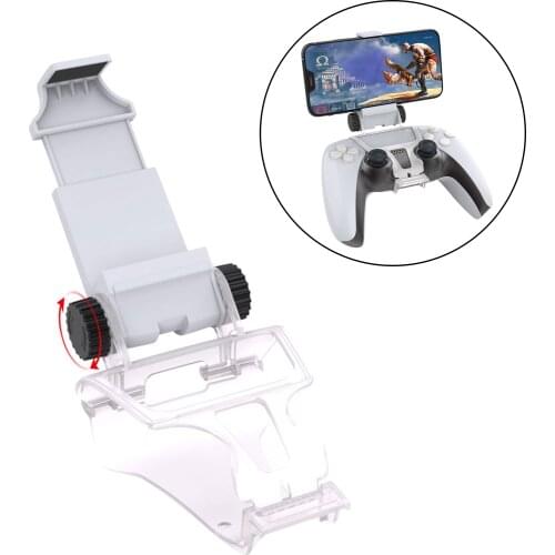 New For PS5 Playstation 5 Gamepad Controller Smart Phone Cellphone Mount Holder Support Clamp Clip Stand Phone Game Accessories