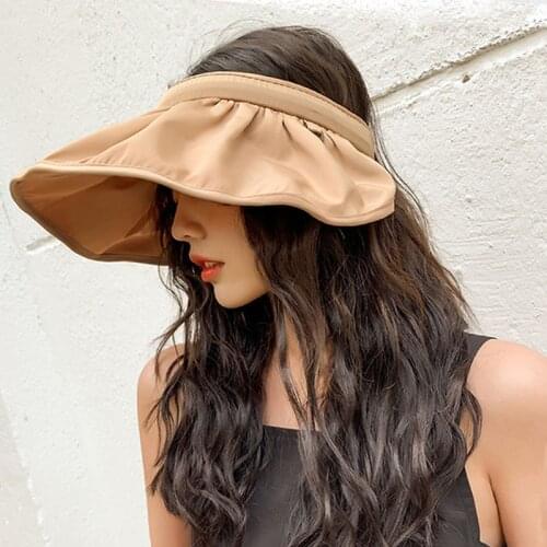 Summer Hats For Women Empty Top Shell Shape Sun Hat Korean Fashion Sunshade Sunscreen Sun Protection Beach Hat Ladies Hats