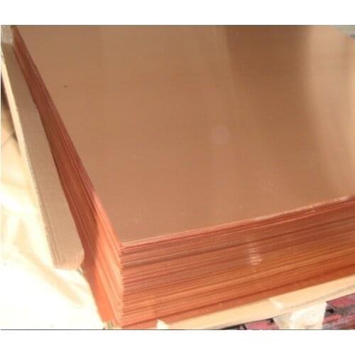 T0.5/0.8/1/1.2/1.5/2.0/2.5/3.0/4.0*100*100MM T2 Copper Strip Red Copper Pad Copper Foil Copper plate DIY Material