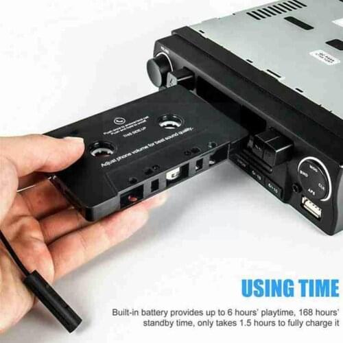New Car Tape Player Cassette Audio Aux Adapter Smartphone Bluetooth Cassette Converter Player Music 5.0 Aux Cassette Car Ad B0B0