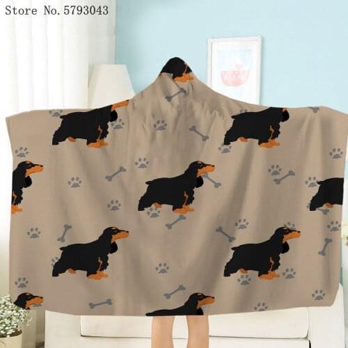 Pet Dog Wearable Blanket 3D Print Animal Cartoon Throw Blanket Home Custom Fleece Blanket Picnic Travel For Bedroom Blanket