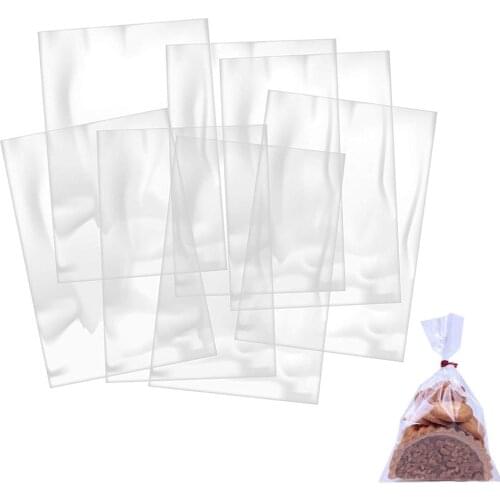 100 pcs 6x9cm Transparent Oppo Plastic Bags for Candy Lollipop Cookie Packaging Cellophane Bag Wedding Party Gifts DIY package