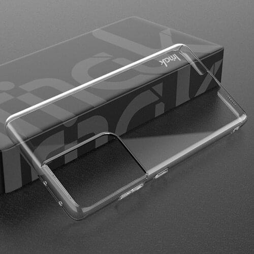 IMAK Crystal Clear Phone Cover For Samsung Galaxy S21Ultra Case Hard Full Protecton Cover For Galaxy S21 Plus Cases Coque