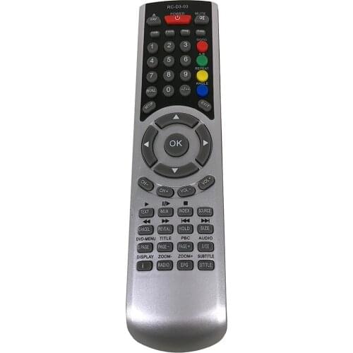 New RC-D3-03 For TECHNIKA Sencor TV/DVD COMBI Remote Control SLE22F56M4 Fernbedienung