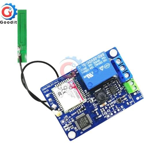 Diymore GSM SIM800C Relay Module SIM800C STM32F103CBT6 Antenna 2G Network for Arduino Smart Home SMS GSM Remote Control Switch