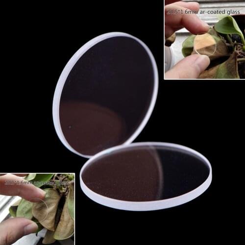 2Pcs ar-coated glass suitable for S2/S2+/S3/S6/S8 flashlight 20.5*1.6mm