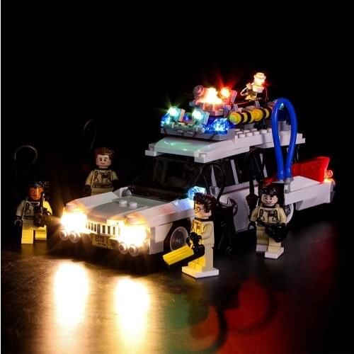 Led Light for 21108 Ghost Ecto-1 Busters Building Bricks Blocks Creator City Compatible 16032 Toys(NOT include The Lego Set))