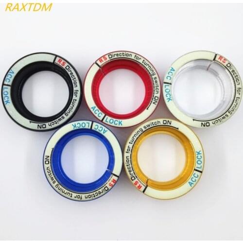 Luminous car Ignition keyhole ring decoration Cover for Ford Focus 2 3 4 2005-2016,auto accessories