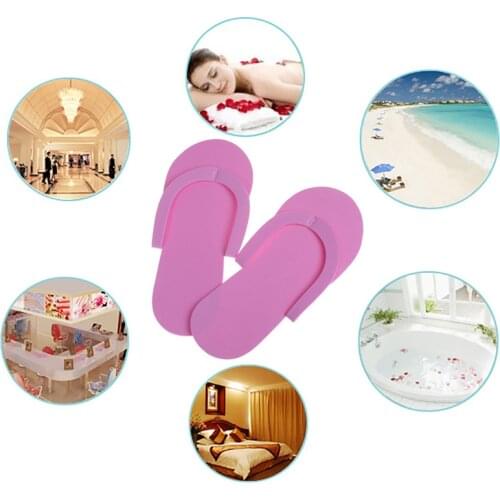 12 Pairs Disposable Foam Slippers Foam Pedicure Slippper For Salon Spa Pedicure Flip Flop Tools Spa Pedicure Sandals