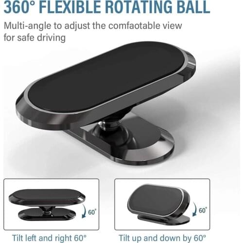 Universal Car Phone Holder Magnetic Air Vent Magnet Mobile Phone Car Holder 360 Rotating Anti-slip Bracket Car Mount Holder