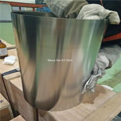Gr.2 grade2 mirror titanium foil 0.4mm thickness 403mm width 3500mm lenghth