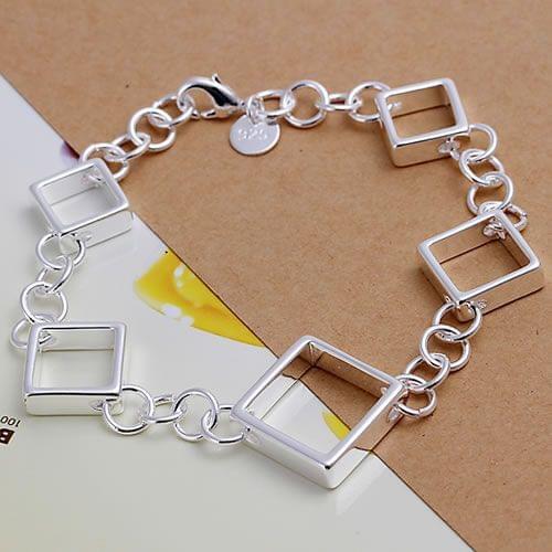Free shipping 925 sterling silver jewelry bracelet fine fashion bracelet top quality wholesale and retail SMTH204