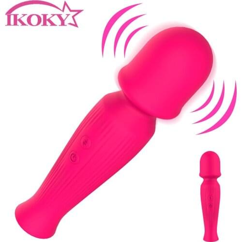 10 Modes Strong Vibrating Magic Wand Stick Vibrators Vibrator Clitoris Vagina Nipples Female Masturbator Sex Toys for Women