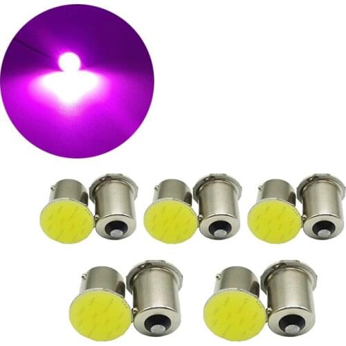 10Pcs/Lot PurPle COB 1156 BA15S 12SMD Car LED Light Signal Bulbs Super Bright Auto Turn Tail Reverse Parking Brake Lamp 12V