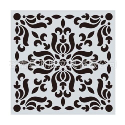 15*15 Mandala Layering Stencils for Diy scrapbook/photo album Decorative Embossing Painting Drawing stencil,home decor