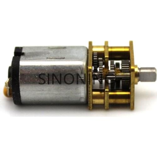 2PC N20 micro reducer motor 6V DC short shaft reducer motor metal gear
