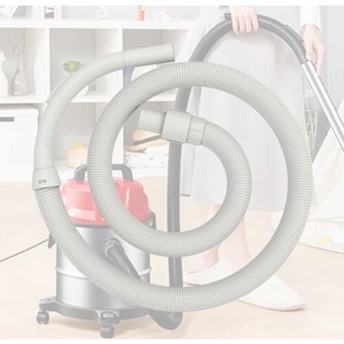 ABS Plastic Vacuum Cleaner Hose Tube Cleaning Supplies 147cm White Easy Install Kits