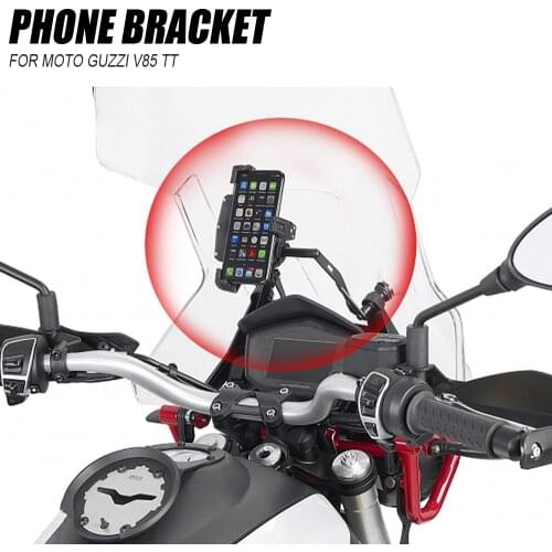 Motorcycle Accessories Stand Holder Phone Mobile Phone GPS Navigation Plate Bracket For MOTO GUZZI V85 TT 2019 - 2020 V85 TT
