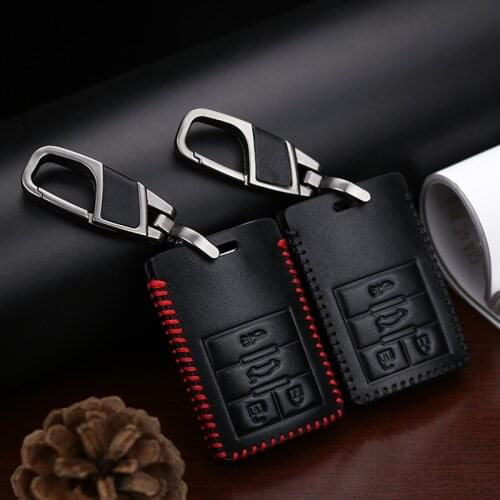 Car Key Ring Chain For Cadillac ATS CT6 CTS DTS XT5 Escalade ESV SRX STS XTS ELR STS SRX XTS C7 Corvette Key Case Cover Shell