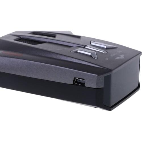 V9 Car Trucker Speed 360 Degrees Vehicle Radar Detector Voice Alert Warning 16 Band Auto LED Display English / Russian F19A