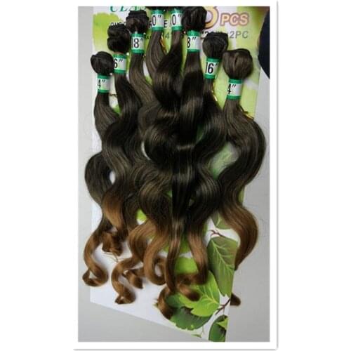 Free Shipping)14/16/18/20 Inch 210G 8 Bundles/Pack DIDA CURL Curly Bundles Weave Hair Weft Bohemian Human Hair Extension
