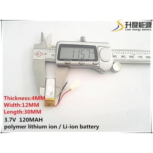 Free shipping Bluetooth headset Bluetooth cell battery 401030 401230 3.7V lithium polymer battery Battery MP3 Wholesale