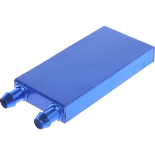 Aluminum Alloy Water Cooling Block For Liquid Cooler Silver System Heat Sink