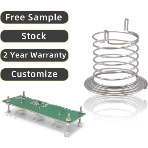 PCB Switch Touch Spring Panel Button Compression Flexible Metal Steel Conical Wire Diameter 0.6mm OD 15mm