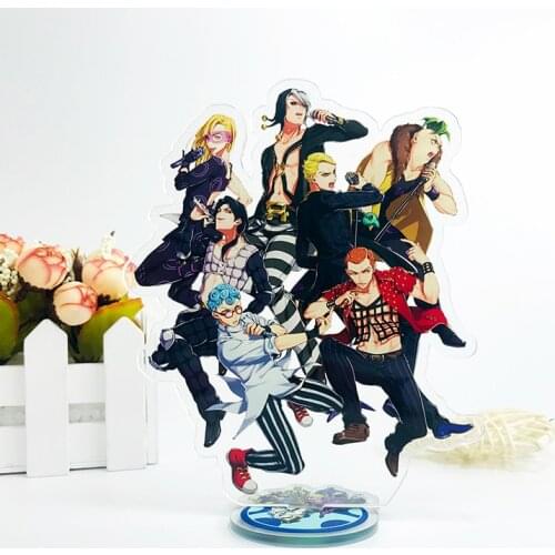 JoJos Bizarre Adventure Josuke Koichi Okuyasu Acrylic Stand Figure Desktop Decoration Collection Model Toy Doll Gifts Cosplay
