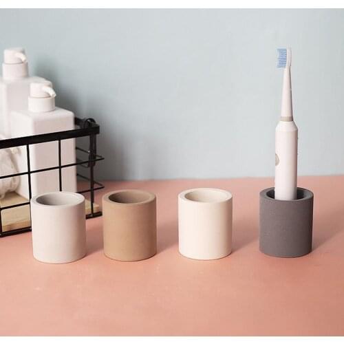 Creative Stand Bathroom Toothbrush Storage Rack Lightweight Toothbrush Organizer Durable for Washroom