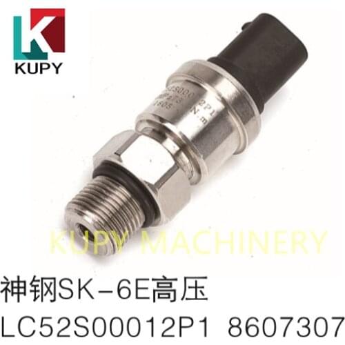 LC52S00012P1 8607307 Kobelco 50Mpa High Pressure Sensor for SK200-6E Excavator