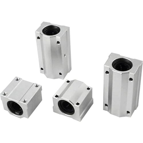 4pcs/lot SC8UU scs10/12/13/16/20/25 uu/luu SCS10LUU SCS12LUU Linear Ball Bearing 3D Printer Table Motion Bearing Slide CNC Part