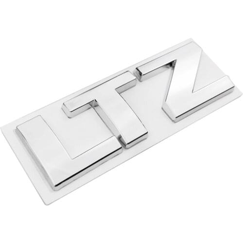 LTZ Logo Metal Emblem Badge Decals Auto Exterior Decoration For Chevrolet Aveo Cruze Silverado Spark Malibu Sail Captiva Epica