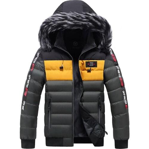 2020 Winter Coat Men New Casual Thick Warm Waterproof Fur Hooded Parkas Jacket Men Autumn Outwear Coat Outfit Parkas Jackets Men